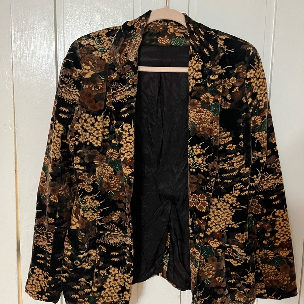 Floral Velvet Jacket